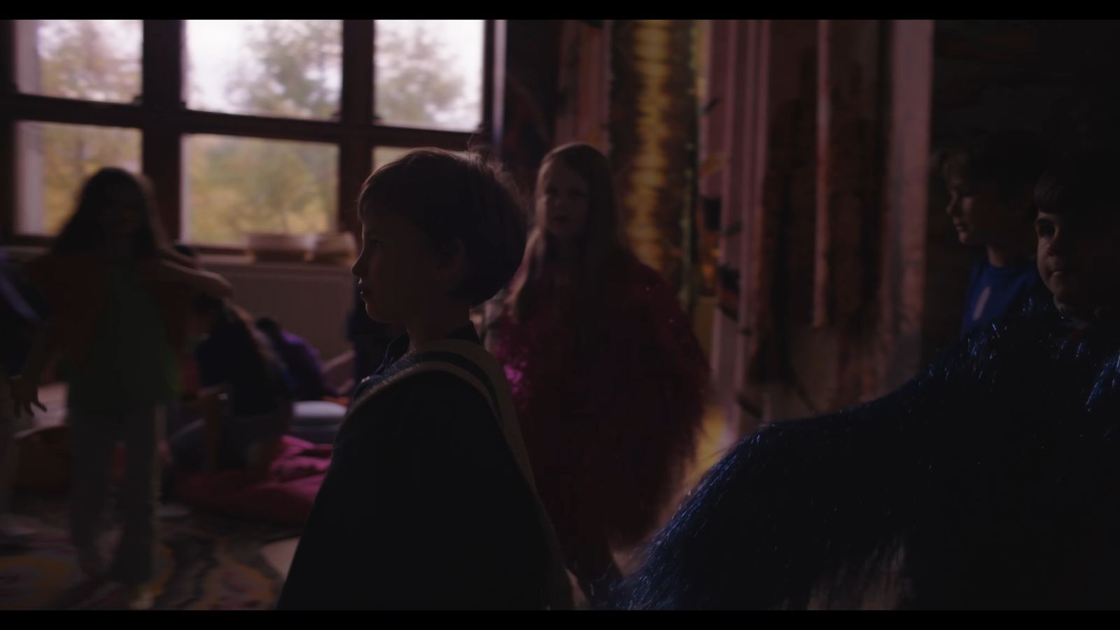 Dream Baby Dream — cast in costume with balloons, outdoor field