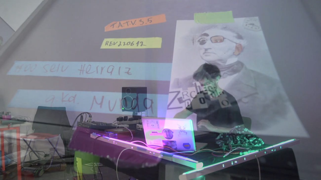 T.A.T.V. — live abstract video projections on screens