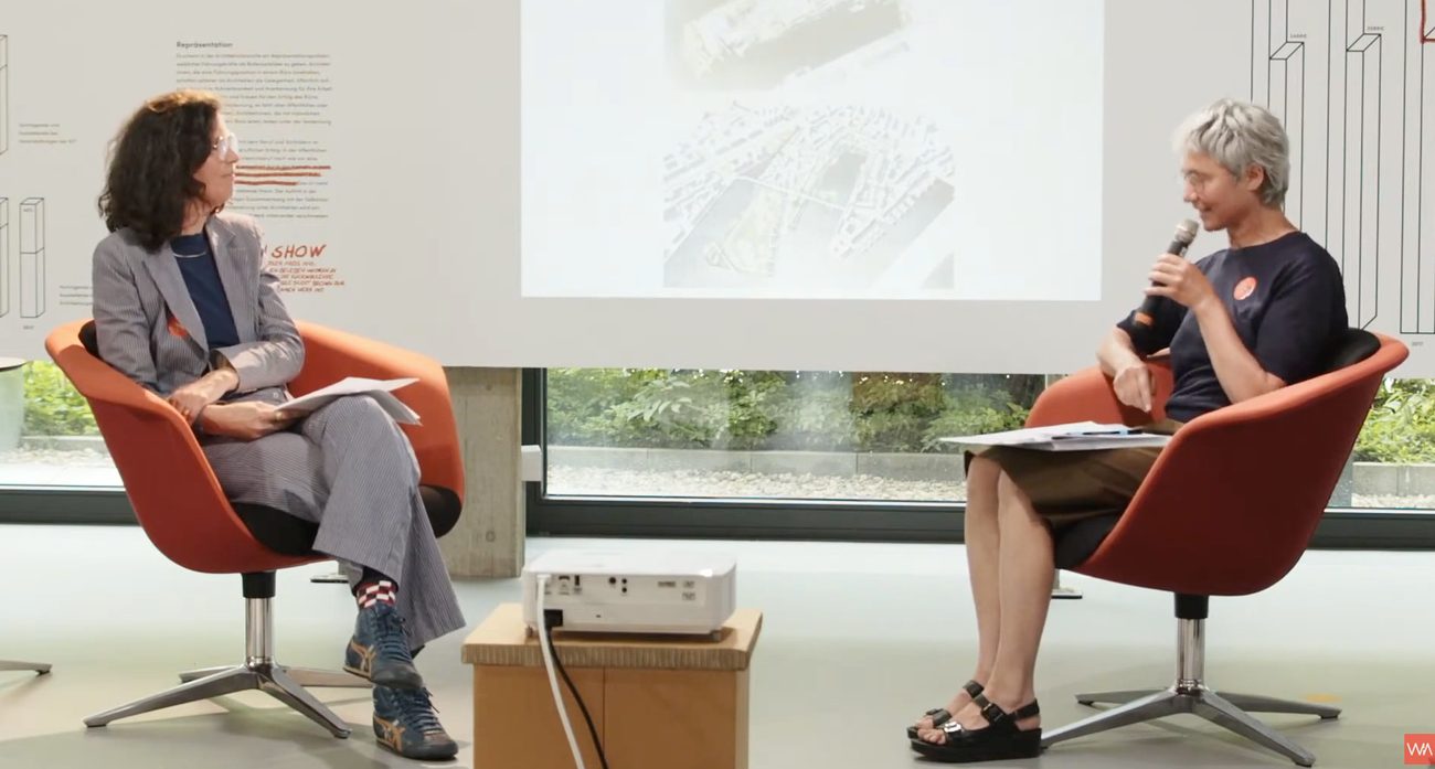 WIA Berlin — two speakers on stage